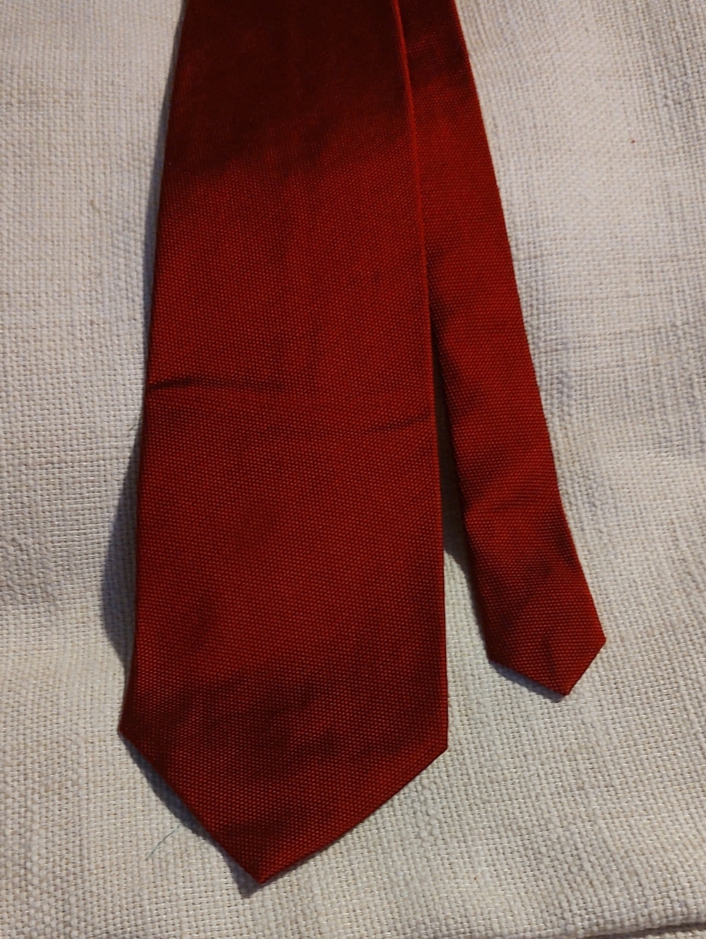 Ralph Lauren Solid Deep Red Men's Tie